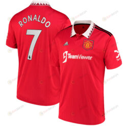 Cristiano Ronaldo 7 Manchester United 2022/23 Home Player Jersey - Red