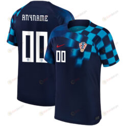 Croatia National Team 2022-23 Qatar World Cup Custom 00 - Away Men Jersey