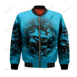 Cronulla-Sutherland Sharks Bomber Jacket 3D Printed Camouflage Vintage