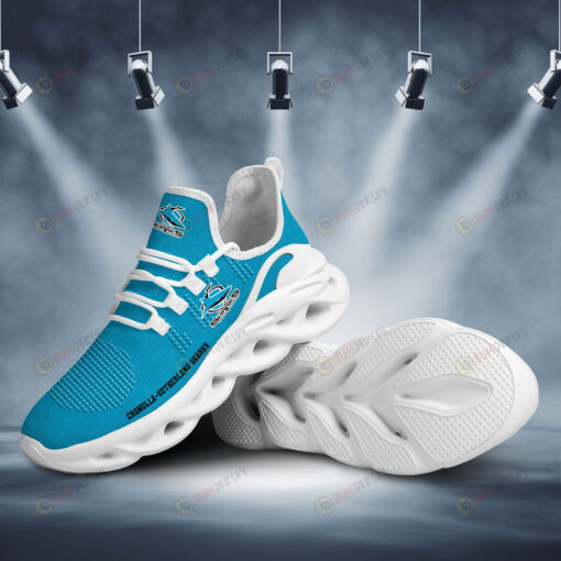 Cronulla-Sutherland Sharks Logo Pattern 3D Max Soul Sneaker Shoes