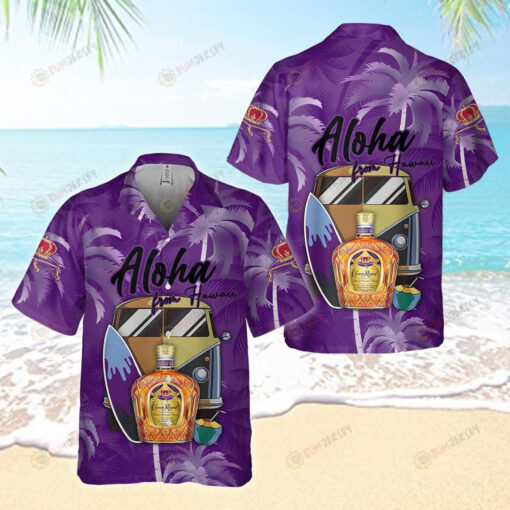 Crown Royal Aloha 3D Printed Hawaiian Shirt