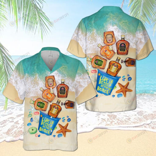 Crown Royal Blue Sea 3D Printed Hawaiian Shirt