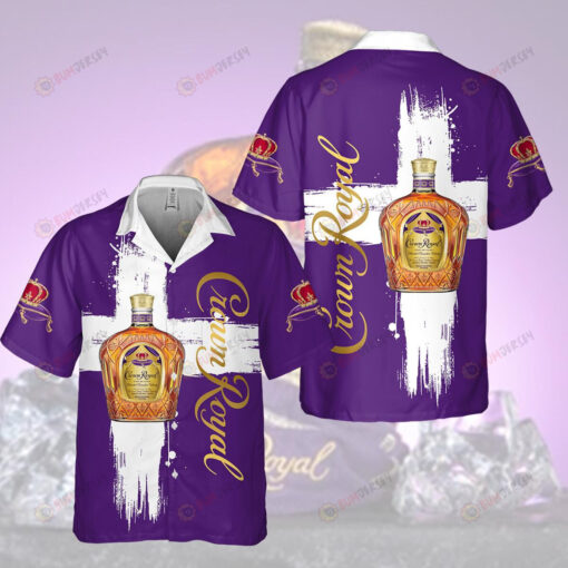 Crown Royal Liquor 3D Printed Hawaiian Shirt