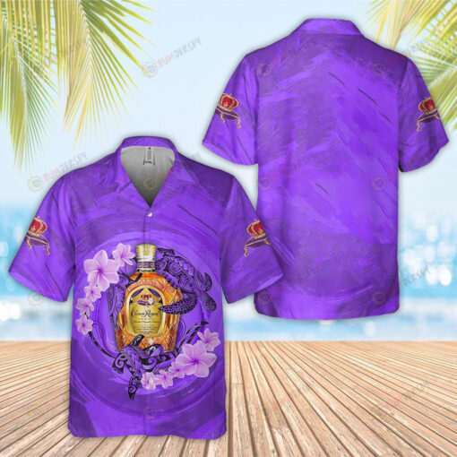 Crown Royal Turtles 3D Printed Hawaiian Shirt