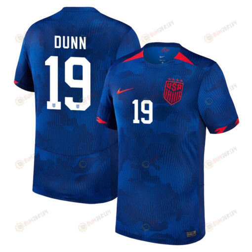 Crystal Dunn 19 USA Women's National Team 2023-24 World Cup Away Men Jersey