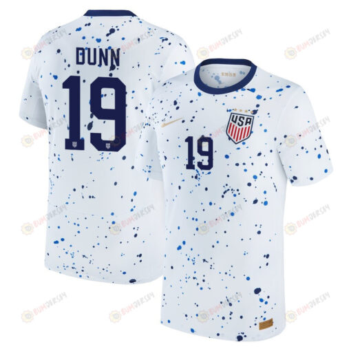 Crystal Dunn 19 USA Women's National Team 2023-24 World Cup Home Men Jersey