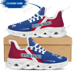 Crystal Palace Logo Custom Name Pattern 3D Max Soul Sneaker Shoes In Blue And Red