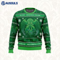 Cthulhu Cultist Christmas Ugly Sweaters For Men Women Unisex
