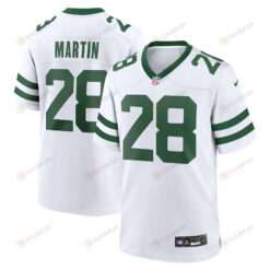 Curtis Martin 28 New York Jets Player Game Men Jersey - White