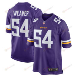 Curtis Weaver 54 Minnesota Vikings Home Game Jersey - Purple