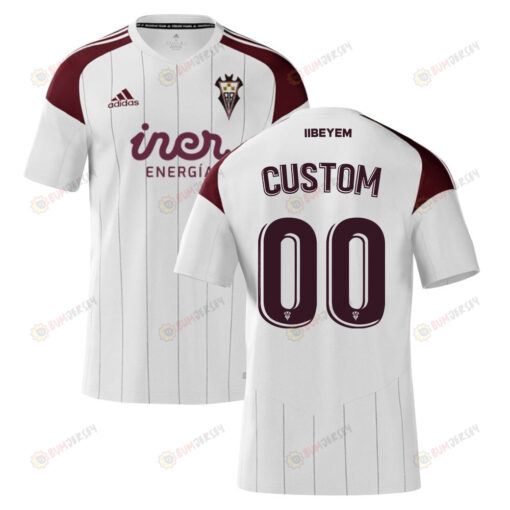 Custom 00 Albacete 2022-23 Home Jersey - White