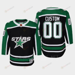 Custom 00 Dallas Stars 2022 Special Edition 2.0 Retro Youth Jersey Black