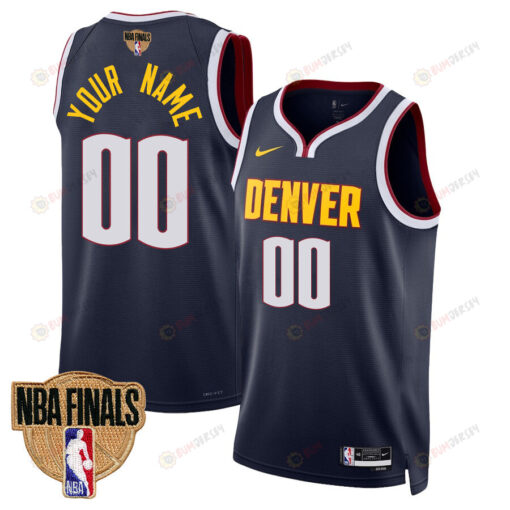 Custom 00 Denver Nuggets Final Champions 2023 Swingman YOUTH Jersey - Black