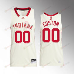 Custom 00 Indiana Hoosiers Jersey 2022-23 Honoring Black Excellence Basketball Cream