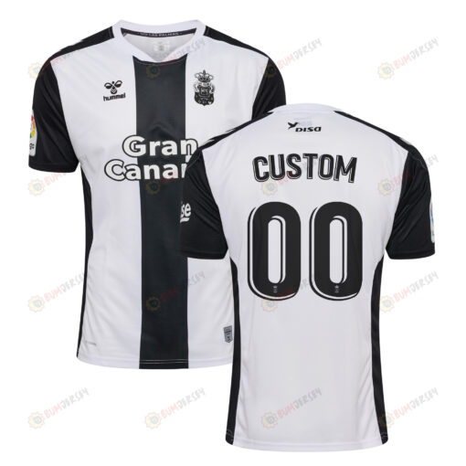 Custom 00 UD Las Palmas 2022-23 Away Jersey - Black/White