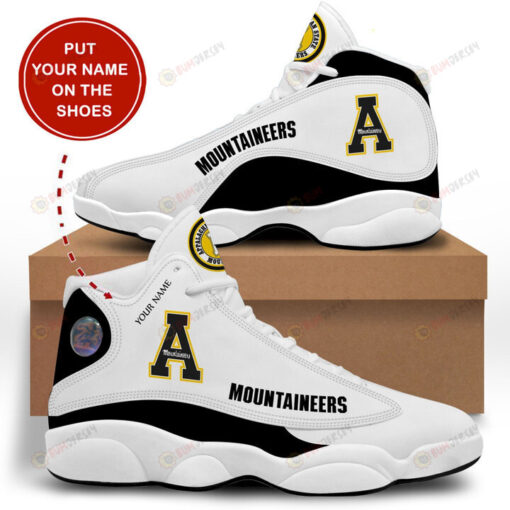 Custom Name Appalachian State Mountaineers Air Jordan 13 Shoes Sneakers