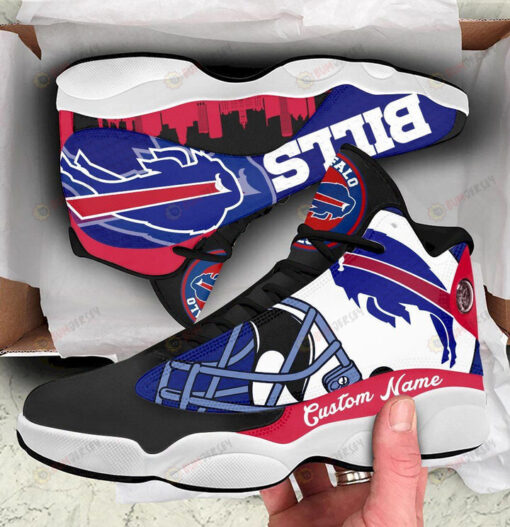 Custom Name Buffalo Bills Air Jordan 13 Shoes Sneakers