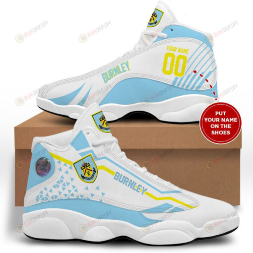 Custom Name Burnley Air Jordan 13 Shoes Sneakers