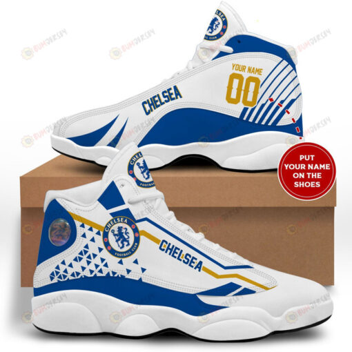 Custom Name Chelsea Air Jordan 13 Shoes Sneakers