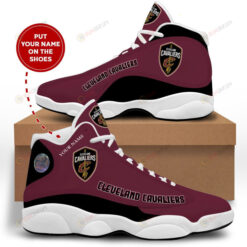 Custom Name Cleveland Cavaliers Air Jordan 13 Shoes Sneakers