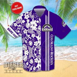 Custom Name Colorado Rockies Hawaiian Shirt