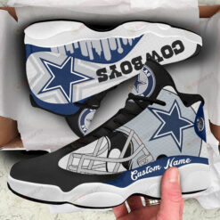 Custom Name Dallas Cowboys Air Jordan 13 Shoes Sneakers