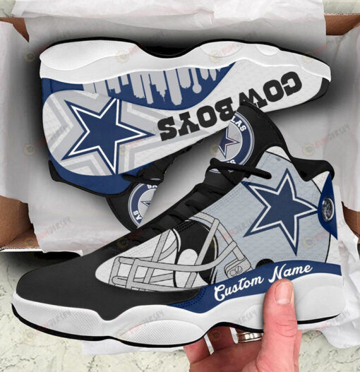 Custom Name Dallas Cowboys Air Jordan 13 Shoes Sneakers