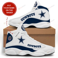 Custom Name Dallas Cowboys Pattern Air Jordan 13 Shoes Sneakers