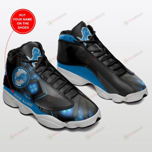 Custom Name Detroit Lions Air Jordan 13 Shoes Sneakers