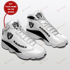 Custom Name Las Vegas Raiders Air Jordan 13 Shoes Sneakers