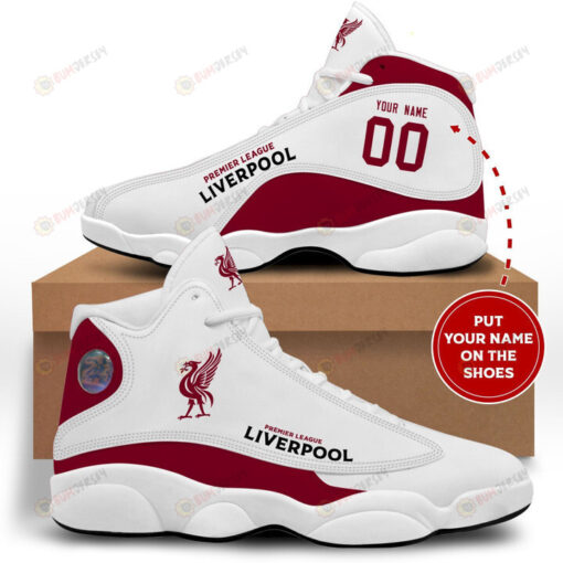 Custom Name Liverpool Air Jordan 13 Shoes Sneakers