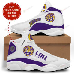 Custom Name Lsu Tigers Air Jordan 13 Shoes Sneakers