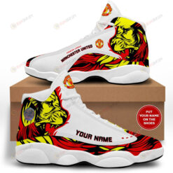 Custom Name Manchester United Football Team Air Jordan 13 Shoes Sneakers