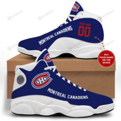 Custom Name Montreal Canadiens Air Jordan 13 Shoes Sneakers