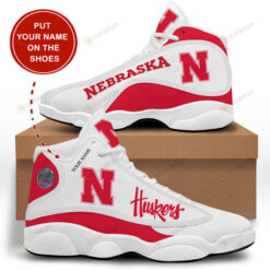 Custom Name Nebraska Cornhuskers Air Jordan 13 Shoes Sneakers