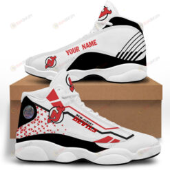 Custom Name New Jersey Devils Air Jordan 13 Shoes Sneakers