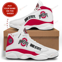 Custom Name Ohio State Buckeyes Air Jordan 13 Shoes Sneakers