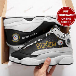 Custom Name Pittsburgh Steelers Pattern Air Jordan 13 Shoes Sneakers