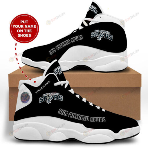 Custom Name San Antonio Spurs Air Jordan 13 Shoes Sneakers