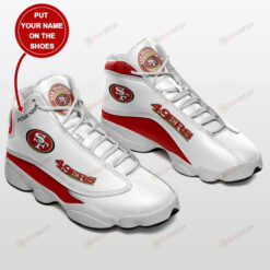 Custom Name San Francisco 49Ers Pattern Air Jordan 13 Shoes Sneakers