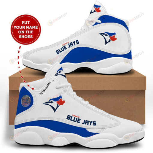 Custom Name Toronto Blue Jays Air Jordan 13 Shoes Sneakers