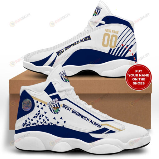 Custom Name West Bromwich Albion Air Jordan 13 Shoes Sneakers