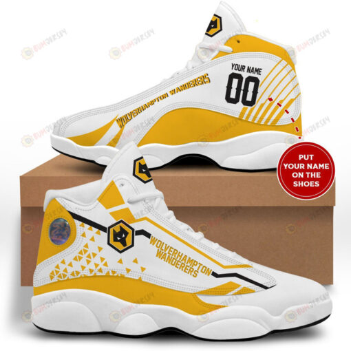 Custom Name Wolvehampton Wanderers Air Jordan 13 Shoes Sneakers