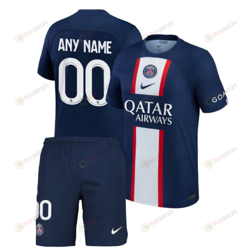 Custom Paris Saint-Germain Home Kit 2022-23 Men Jersey - Blue