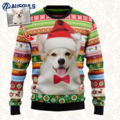 Custom Photo Dog Merry Christmas Ugly Sweaters For Men Women Unisex