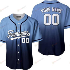 Custom White Blue Neon Green Baseball Jersey