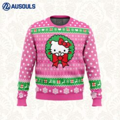 Cute Christmas Hello Kitty Ugly Sweaters For Men Women Unisex