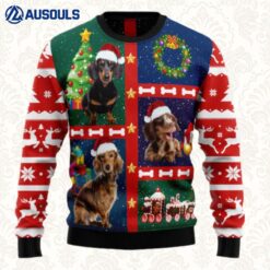 Cute Dachshund Ugly Sweaters For Men Women Unisex