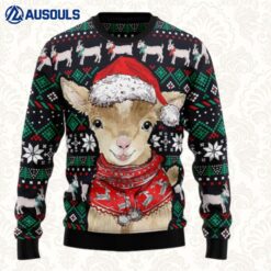 Cute Goat Ugly Sweaters For Men Women Unisex