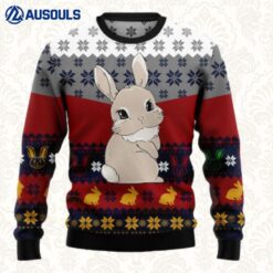 Cute Rabbit Ugly Sweaters For Men Women Unisex